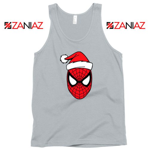 Spiderman Christmas Holiday Grey Tank Top