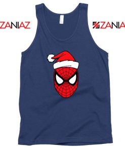 Spiderman Christmas Holiday Navy Blue Tank Top