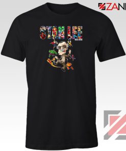 Stan Lee Marvel Comics Avengers Black Tshirt