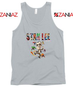 Stan Lee Marvel Comics Avengers Sport Grey Tank Top