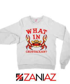 What In Crab Crustacean Graphic Sweatshirt