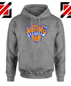 Wu Tang Clan Basketball NY Knicks Grey Hoodie