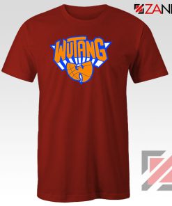 Wu Tang Clan NY Knicks Logo Red Tshirt