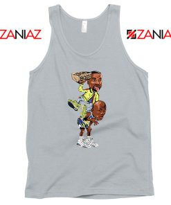 Yeezy Over Jumpman Cheap Graphic Grey Tank Top