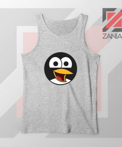 Angry Tux The Penguin Sport Grey Tank Top