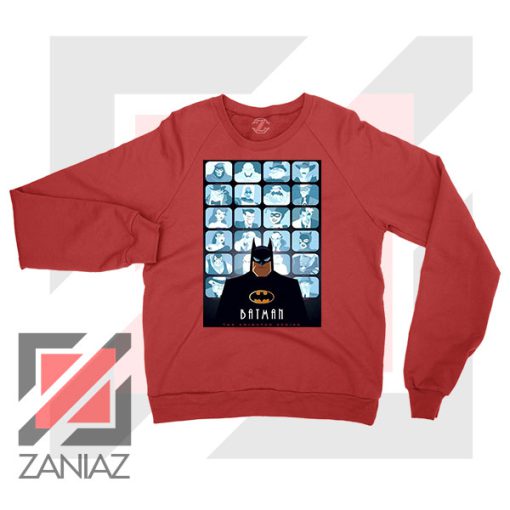 Batman Eyes On Gotham Red Sweatshirt