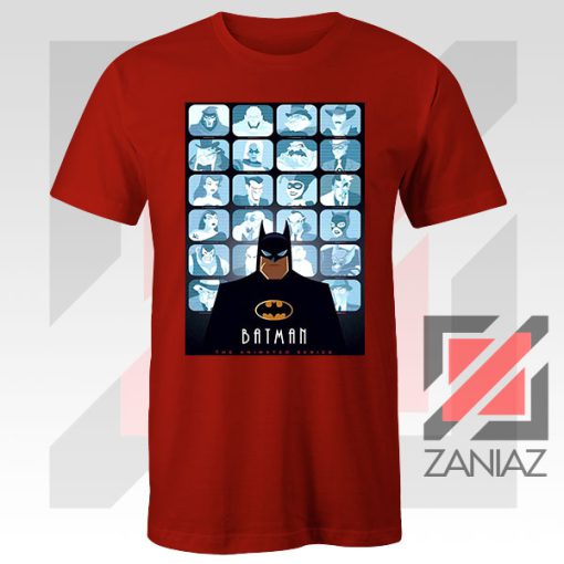 Batman Eyes On Gotham Red Tshirt