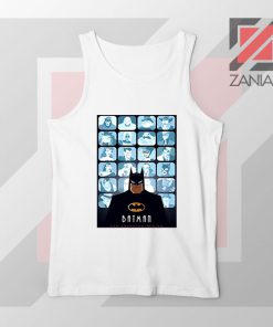 Batman Eyes On Gotham White Tank Top