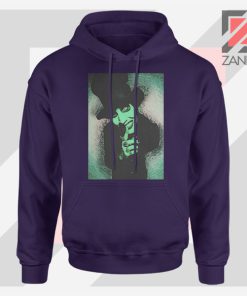 Best Marilyn Manson Graphic Navy Blue Hoodie