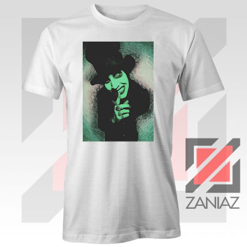 Best Marilyn Manson Graphic White Tshirt