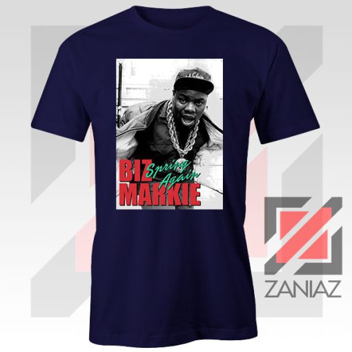 Biz Markie Spring Again Song Graphic Navy Blue Tee