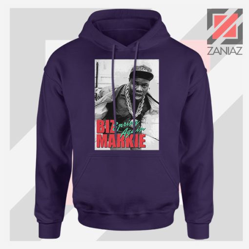 Biz Markie Spring Again Song Navy Blue Hoodie