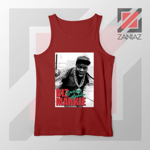 Biz Markie Spring Again Song Red Tank Top