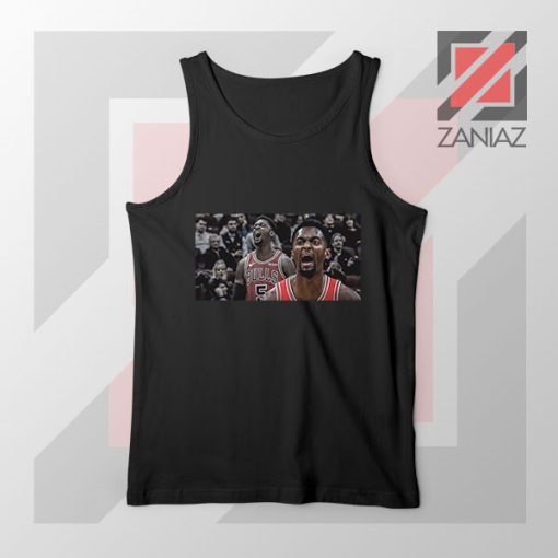 Bobby Portis Bull 5 Design Black Tank Top