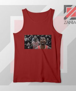 Bobby Portis Bull 5 Design Red Tank Top