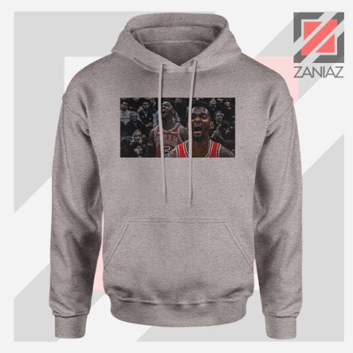 Bobby Portis Bull 5 Design Sport Grey Hoodie