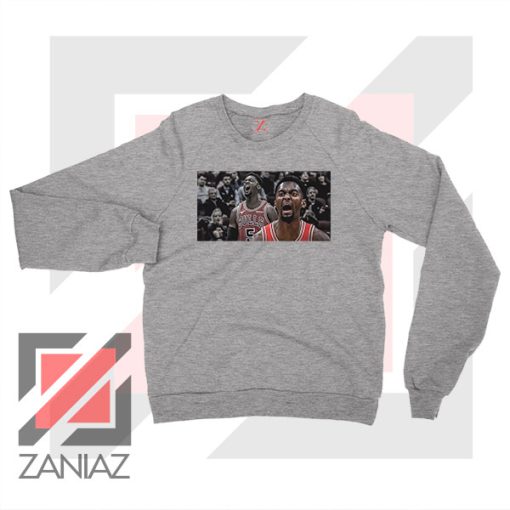 Bobby Portis Bull 5 Design Sport Grey Sweater