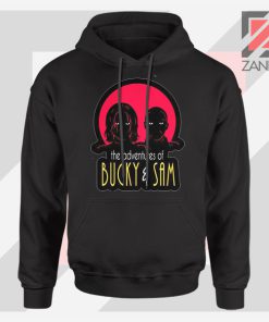 Bucky Falcon Adventures Black Hoodie