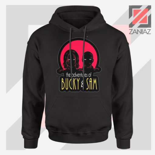 Bucky Falcon Adventures Black Hoodie