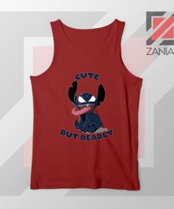 Cute Stitch Venom Deadly Best Red Tank Top