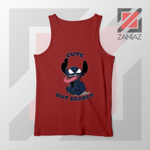 Cute Stitch Venom Deadly Best Red Tank Top