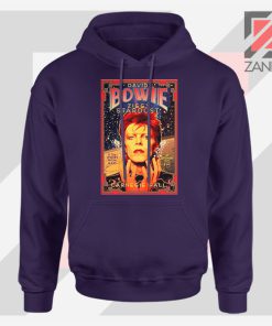 David Bowie Carnegie Halls Navy Blue Hoodie