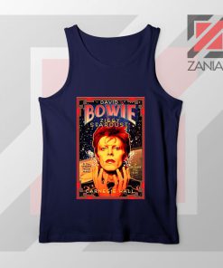 David Bowie Carnegie Halls Navy Blue Tank Top