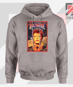 David Bowie Carnegie Halls Sport Grey Hoodie