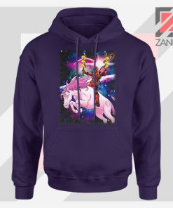 Deadpool X Men Taco Unicorn Navy Blue Hoodie