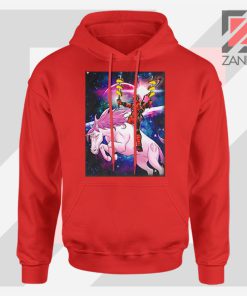 Deadpool X Men Taco Unicorn Red Hoodie