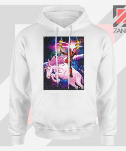 Deadpool X Men Taco Unicorn White Hoodie