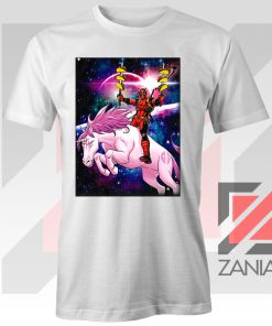 Deadpool X Men Taco Unicorn White Tshirt