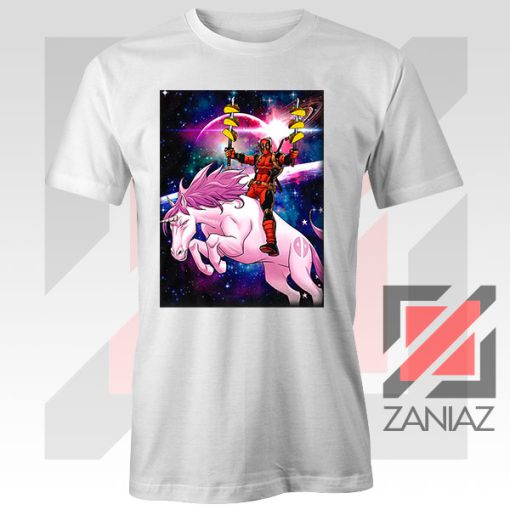 Deadpool X Men Taco Unicorn White Tshirt