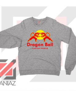 Dragon Ball Red Bull Logo Best Grey Sweatshirt