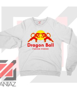 Dragon Ball Red Bull Logo Best White Sweatshirt