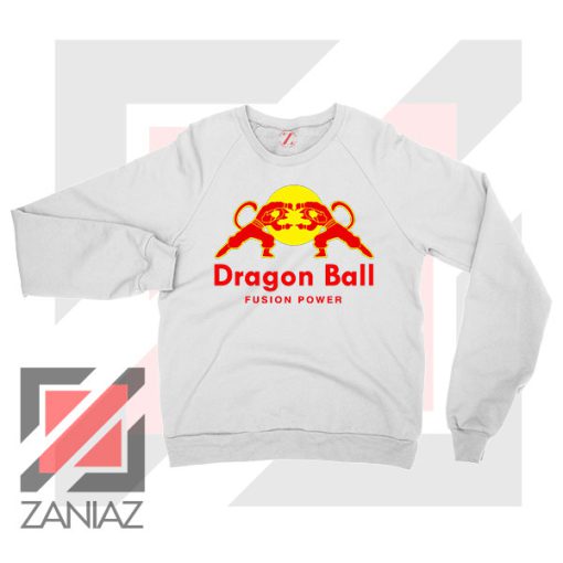 Dragon Ball Red Bull Logo Best White Sweatshirt