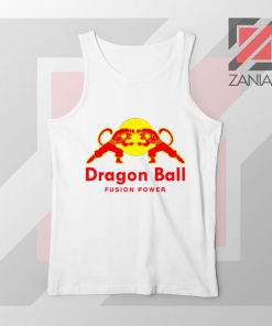 Dragon Ball Red Bull Logo New White Tank Top