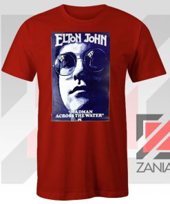 Elton John Poster Singer Red Tshirt