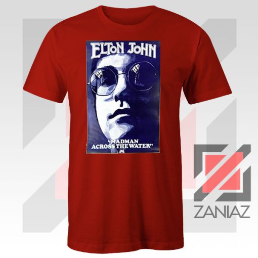 Elton John Poster Singer Red Tshirt