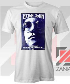 Elton John Poster Singer White Tshirt