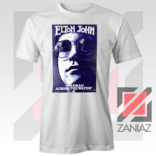 Elton John Poster Singer White Tshirt