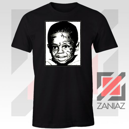 Funny Baby Wayne Rapper Black Tee