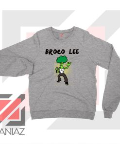 Funny Broco Lee Sport Grey Sweatshirt