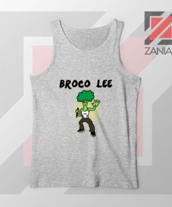 Funny Broco Lee Sport Grey Tank Top