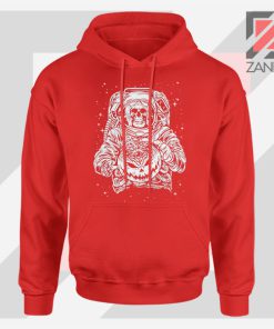 Halloween Graphic NASA Red Hoodie