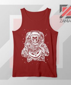 Halloween Graphic NASA Red Tank Top