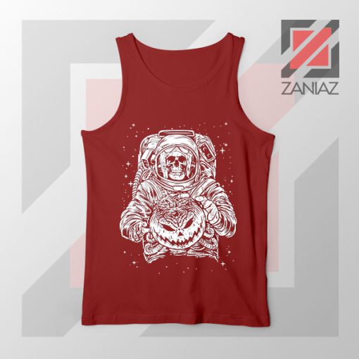 Halloween Graphic NASA Red Tank Top