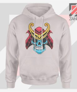 Japanese Samurai Skull Graphic Hoodie