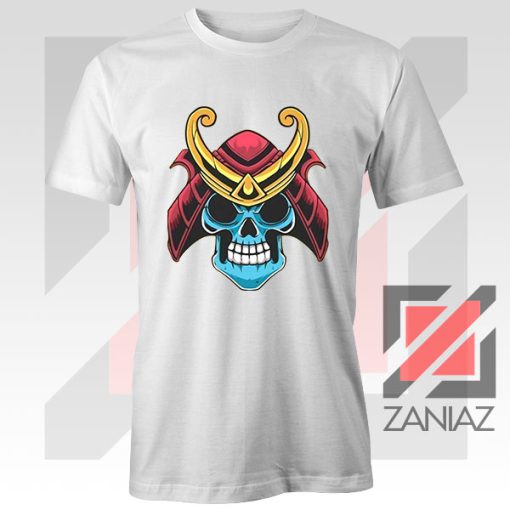 Japanese Samurai Skull Graphic Tshirt