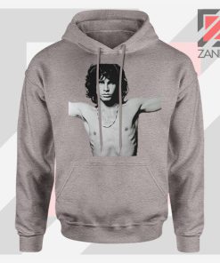 Jim Morrison Musician Graphic Sport Grey Hoodie